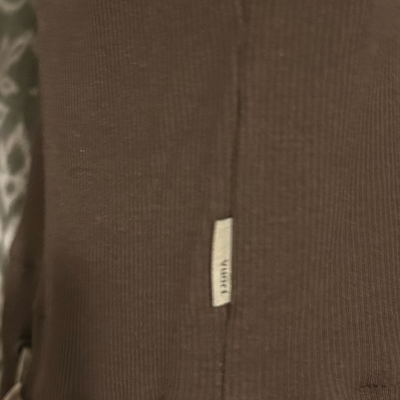 VUORI Pose Henley Jumpsuit Color Chocolate Brown SMALL - Picture 14 of 15